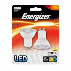 Ampoule Gu10 370lm 4.5w Spot X2 - ENERGIZER