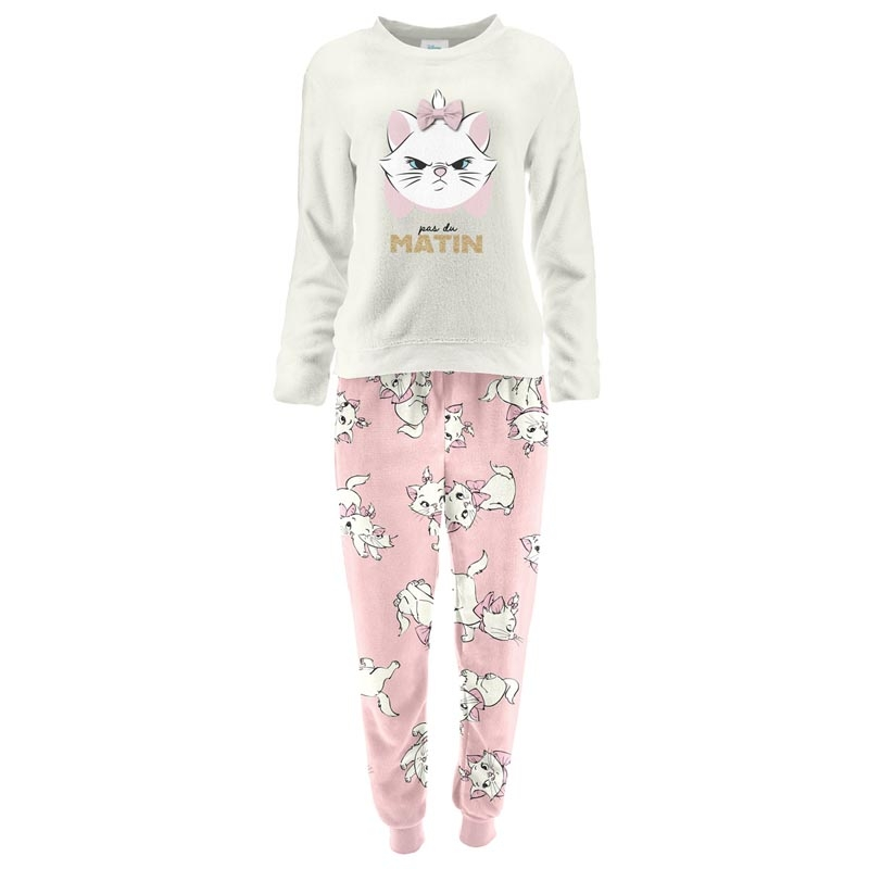 Pyjama Coral Fleece Femme Marie - DISNEY 3 Pyjama Coral Fleece Femme Marie - DISNEY