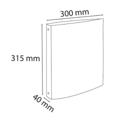 Oxford Classeur A4 4 Anneaux -Cadeaux Halloween Magasin 478534 8 large default