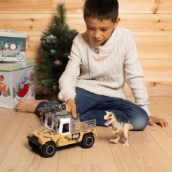 Hotwheels Set Dino Et Vehicule