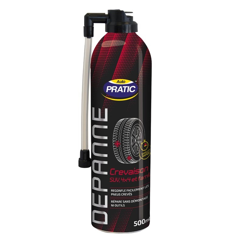 AUTO PRATIC Bombe Anti Crevaison 500ml 3 AUTO PRATIC Bombe Anti Crevaison 500ml