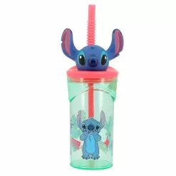 MARIO Gobelet Paille Figurine Stitch - LILO ET STITCH