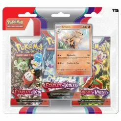 JEUX DE MOMES Pokemon Ev01 : Pack 3 Boosters